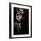 Stupell Industries Trendy Wall Street Wolf Framed Print Under Glass, design by Ray Powers